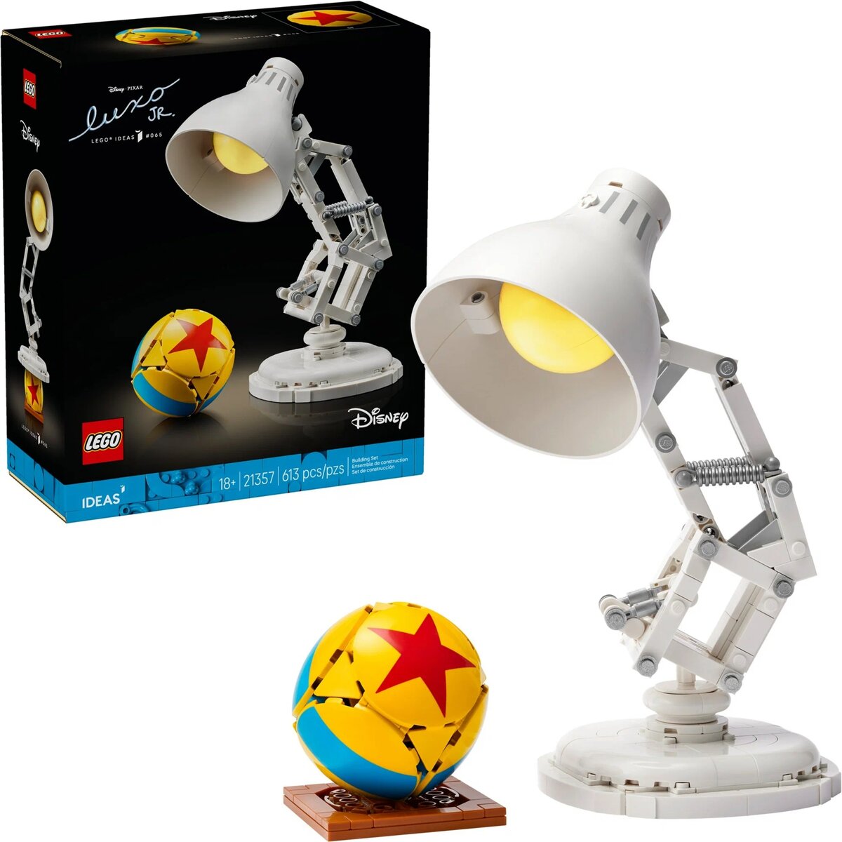 Конструктор LEGO Ideas 21357 Disney Pixar: Люксо-младший, 613 дет.