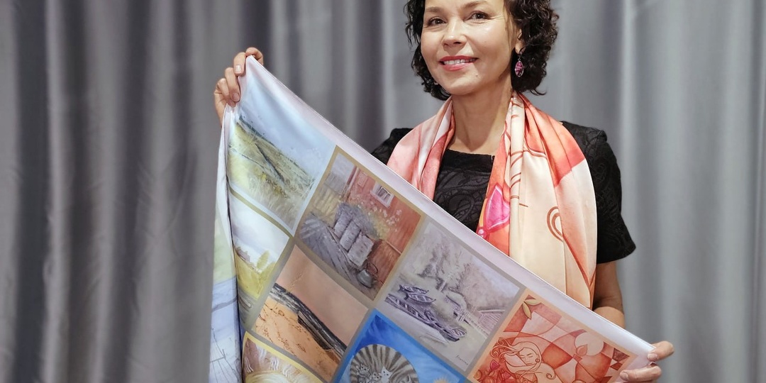 Платок как искусство: северные пейзажи становятся частью моды