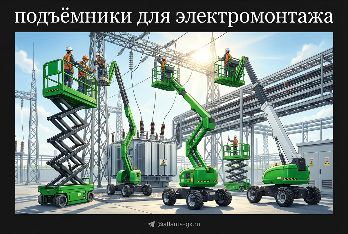 5 оптимальных моделей подъёмников для электромонтажа
