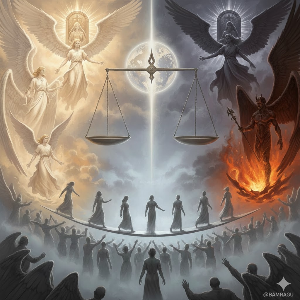 "Равновесие: Срединный Путь", иллюстрация создана сетью Джемини