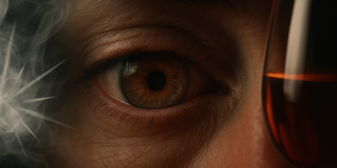 Что вреднее для глаз: курение или алкоголь?