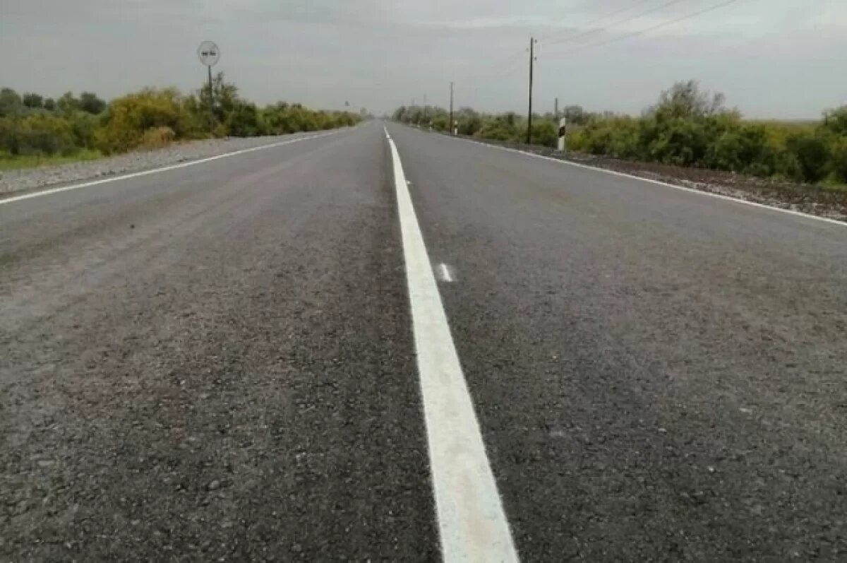    В Астраханской области благодаря прокуратуре завершили капремонт дороги