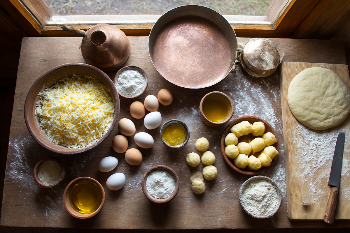    Ачма на сковороде — тот случай, когда вместо долгой духовки можно устроить себе настоящий грузинский пир прямо на плите.