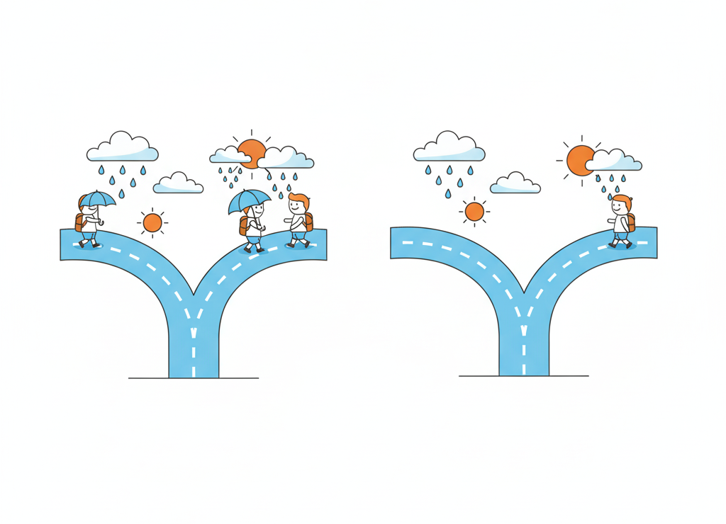 Полное и неполное ветвление