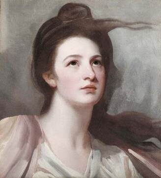 A lady. (Джордж Ромни. “Портрет леди”.)
