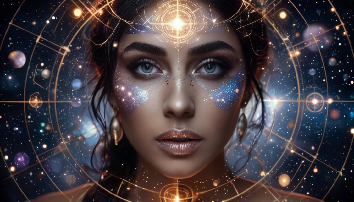 Астрология. Иллюстрация сгенерирована нейросетью