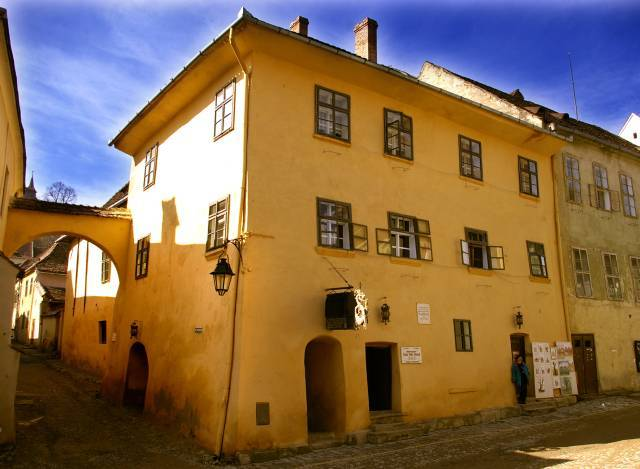 Дом в Сигишоара, где родился Влад Цепеш