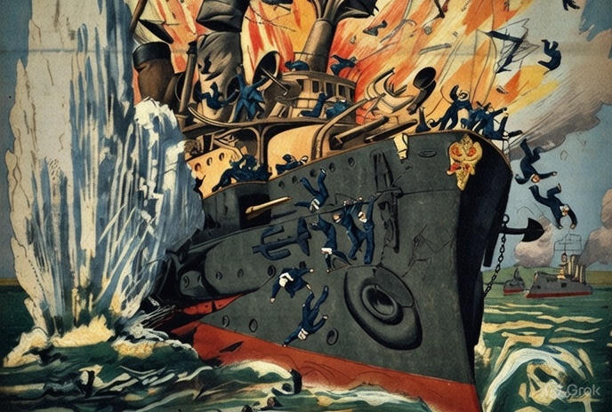 Как один русский корабль превратил день японского флота в кошмар: дерзость “Амура”, НЕ изменившая ход войны...