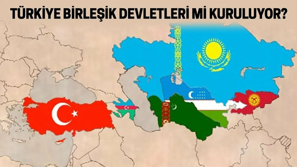 Карта Тюркских стран