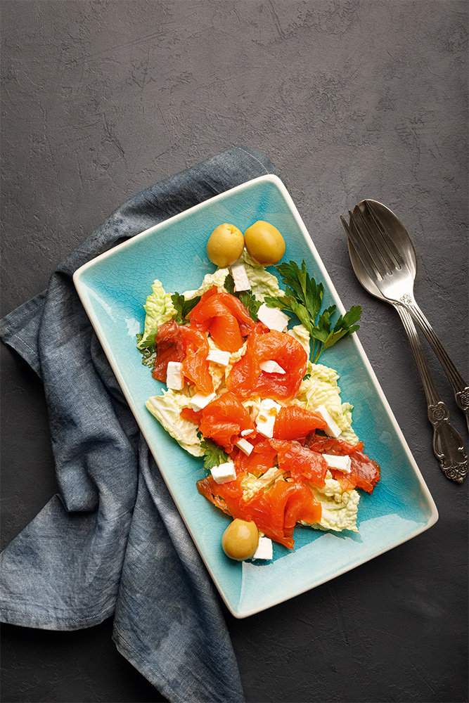 
Закуска из красной рыбы