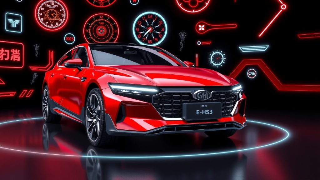    Что делает Hongqi E-HS3 2025 флагманская марка от FAW и кто её покупает?