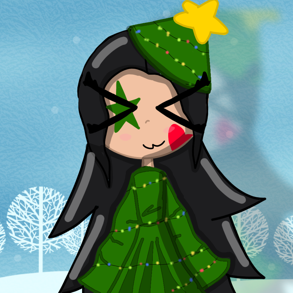 Решила её саму нарисовать, потому что она таки не скинула мне фотку с персонажем