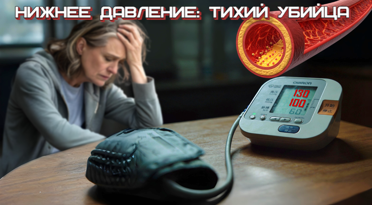 Нижнее давление — тот самый «тихий убийца», о котором молчат тонометры. Почему ваши сосуды кричат о помощи (особенно при диабете)?