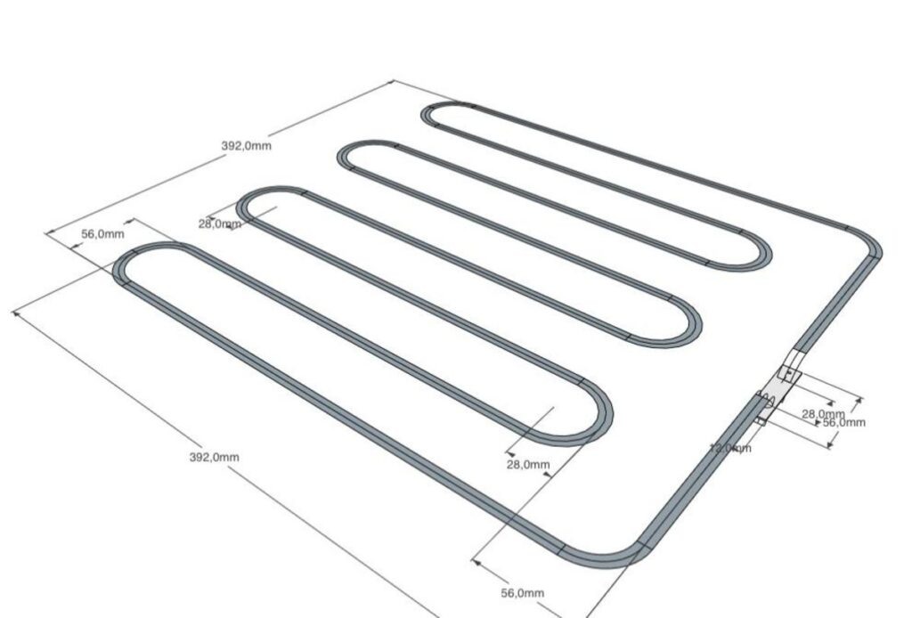    Тэн для уличного гриля. Мощность тэна 3,5 кВт / 15А, с диаметром сечения 8мм admin