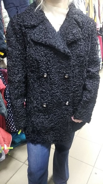 Полушубок из каракуля, цена 5000, размер до 50