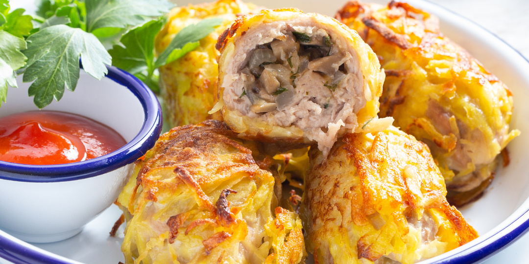 Праздничные мясные котлетки без фарша и в румяной картофельной шубке. Готовим их по особым случаям