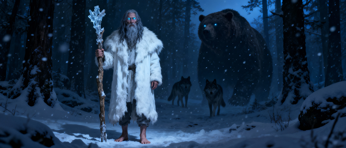 Карачун со своей свитой.