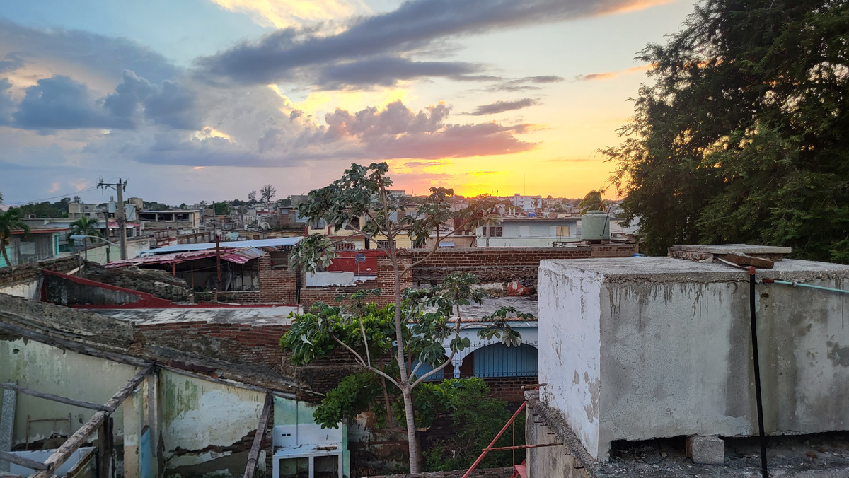 Вид с террасы нашей casa (домика)