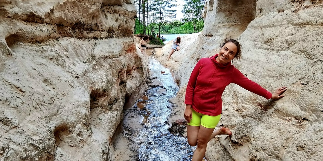 Летний поход на Малый Лужский каньон