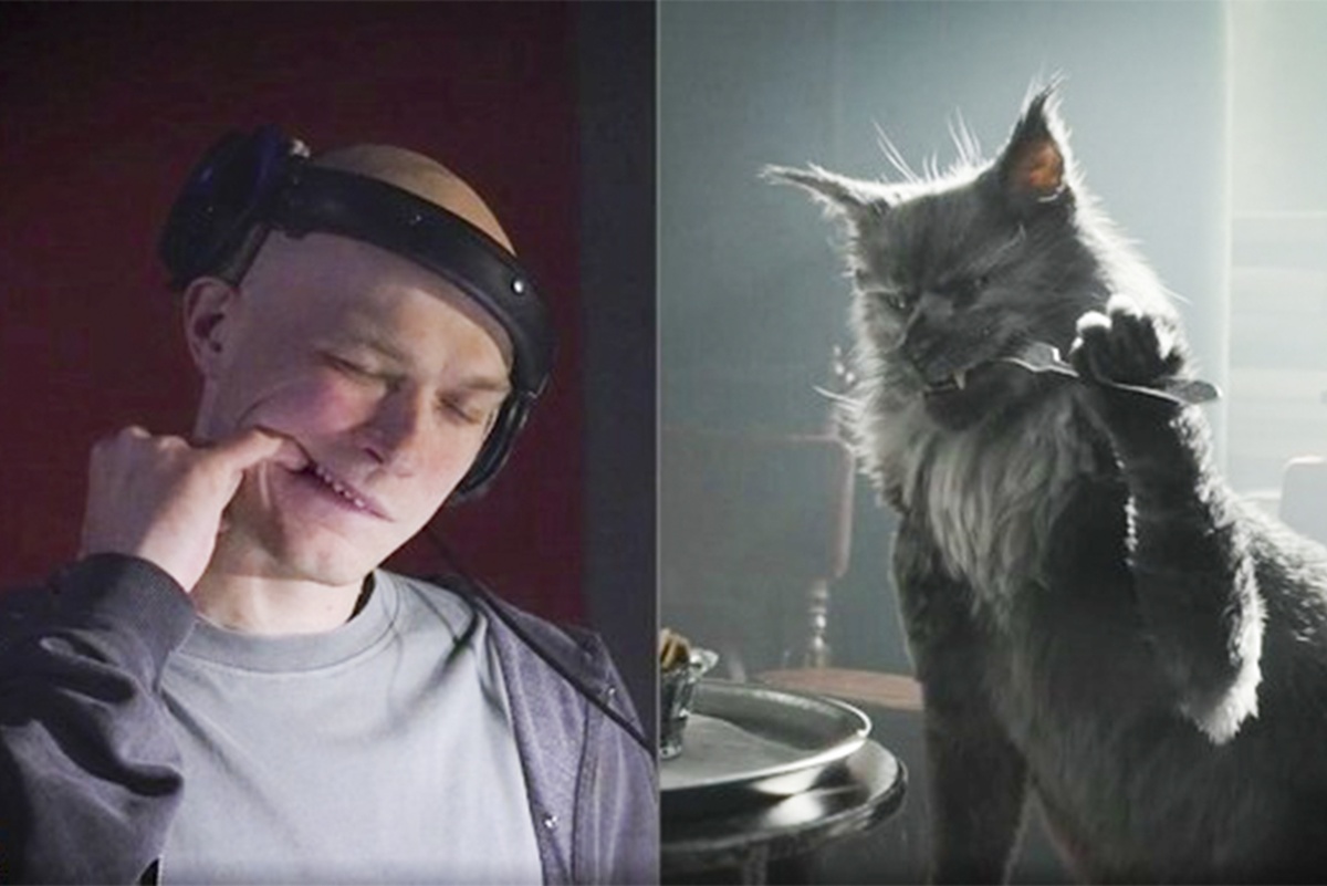    Кот Бегемот - мейкун Кеша. Озвучивает Юра Борисов./"Атмосфера кино"