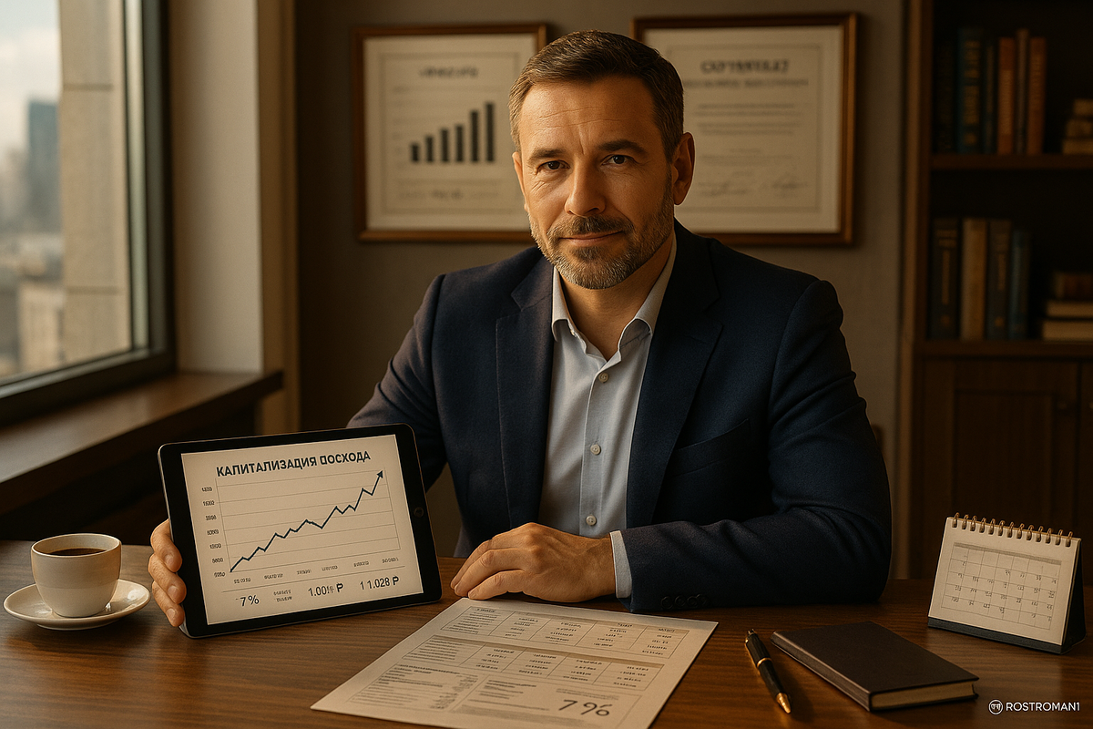    Капитализация дохода: как 7% вкладчиков увеличивают прибыль в 2 раза без риска РоСТ | Роман о Системном Трейдинге