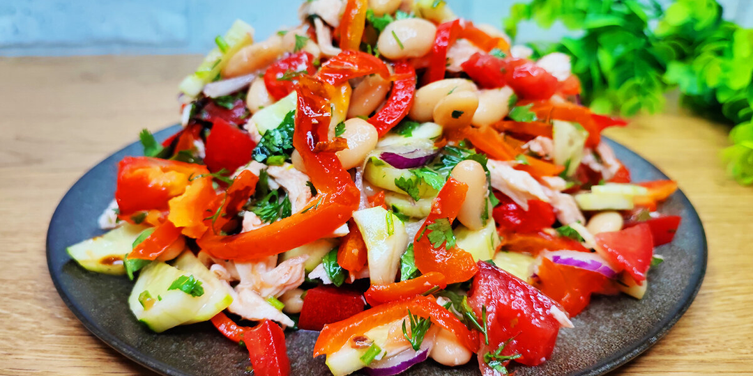 Вкуснейший грузинский салат из овощей