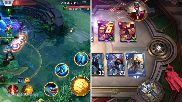    Игры Marvel Super War и Marvel Duel