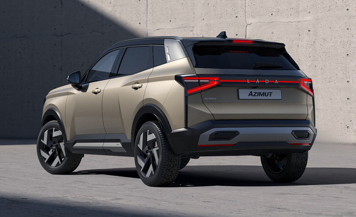 Lada Azimut, вид сзади и сбоку слева