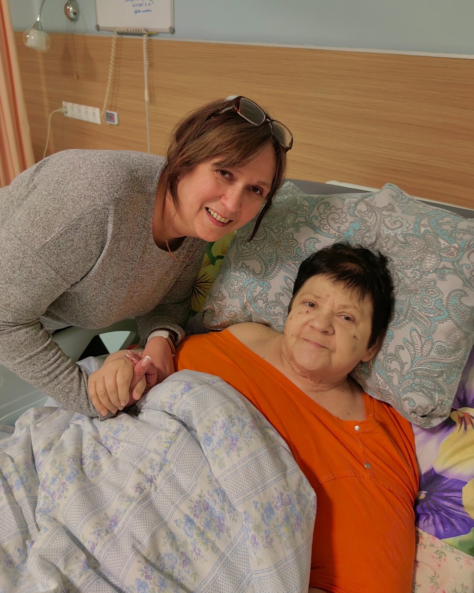 Моё последнее фото с мамой.