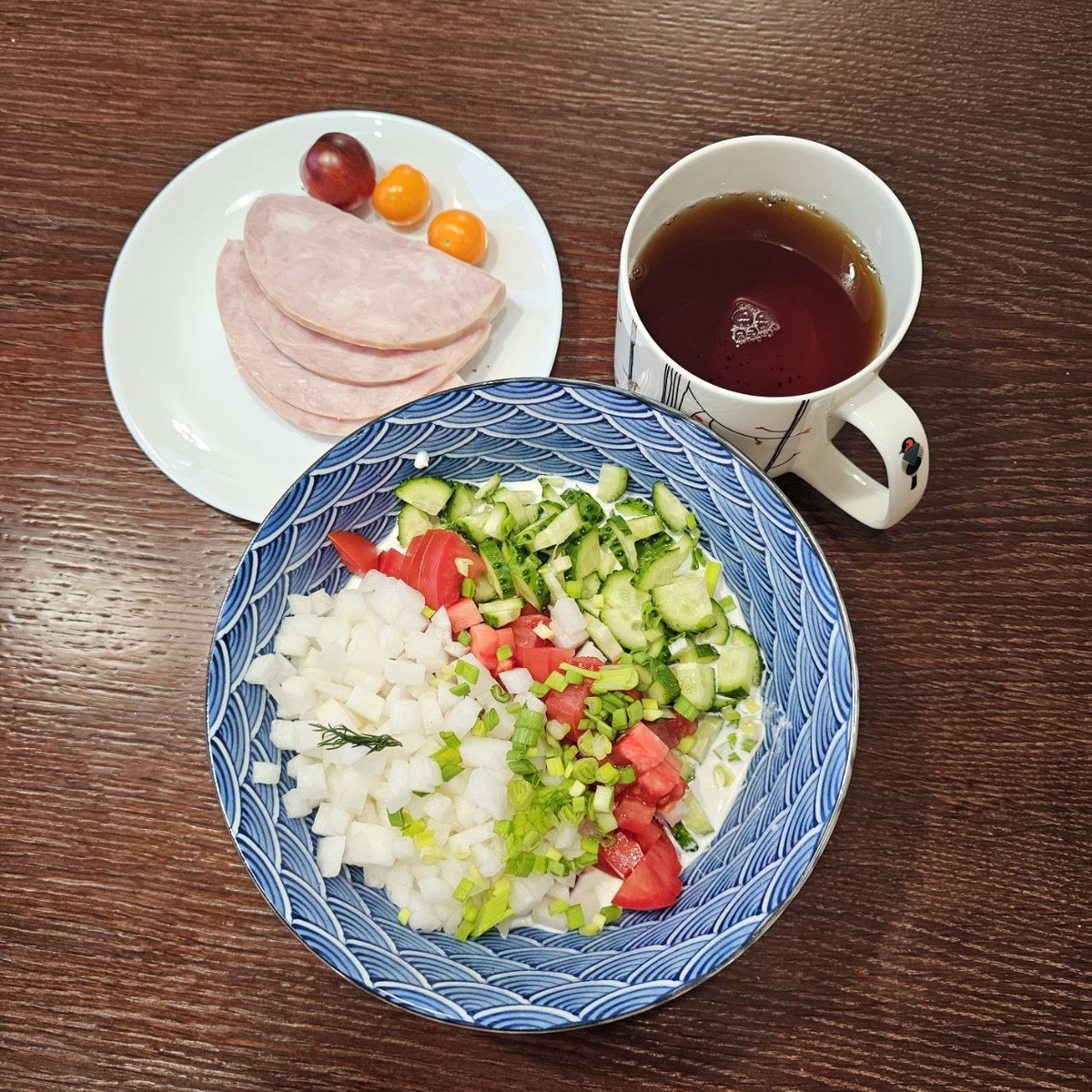 И новая тарелка!