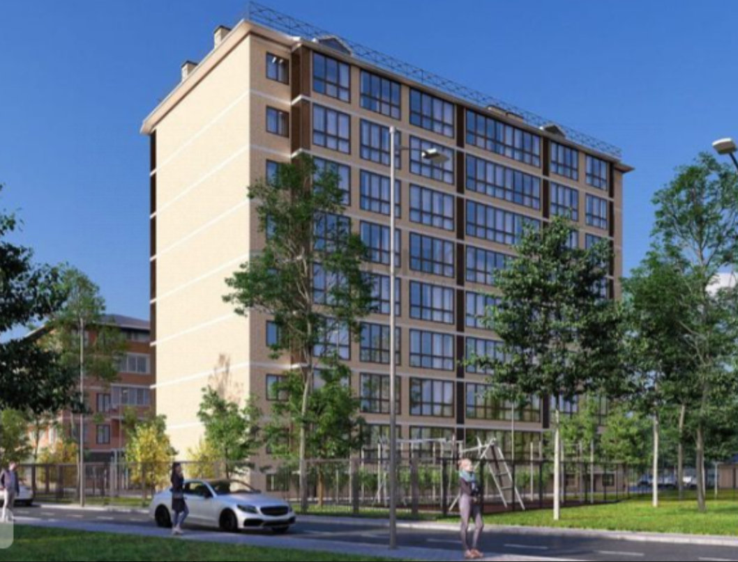 Так будет выглядеть дом, в котором приобреталась квартира (фото проекта от застройщика)