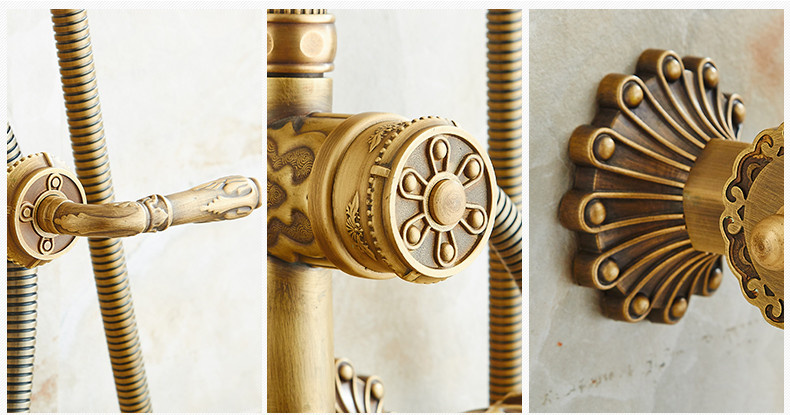 Уникальная стилистика смесителей Bronze De Lux