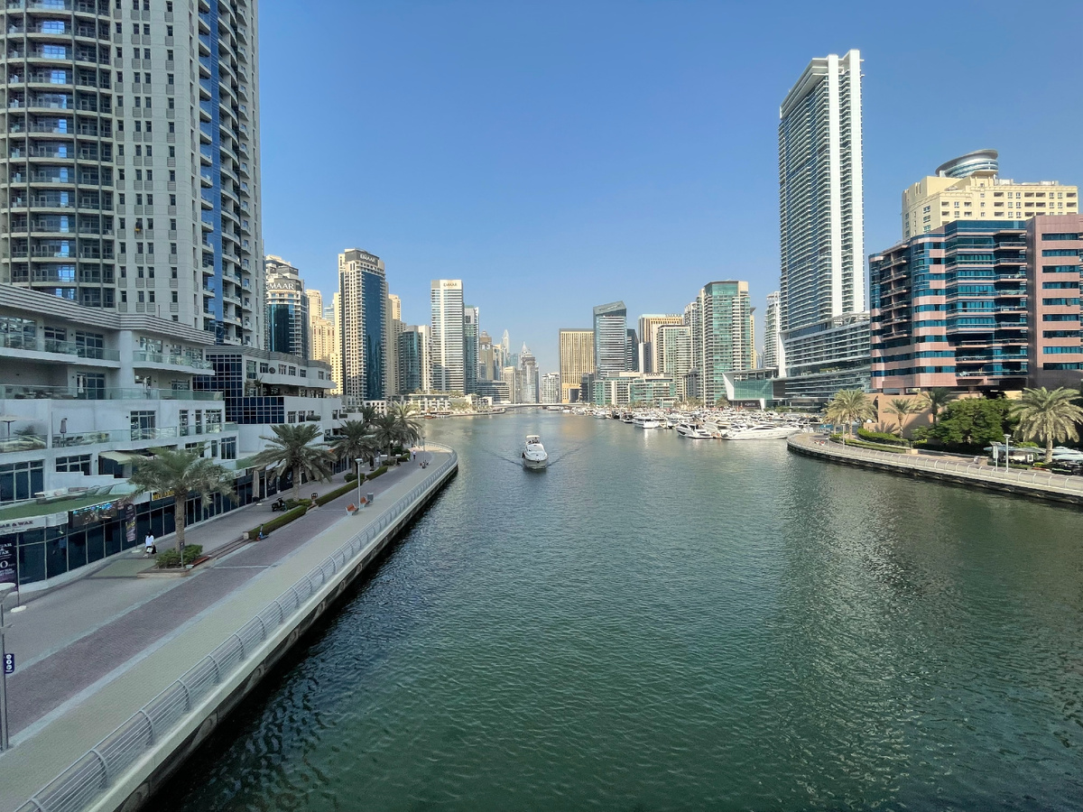 Залив Дубай Марина. Фото из архива автора