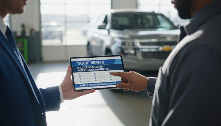    Ремонт Tahoe: 5 скрытых поломок, за которые вы переплачиваете — простые проверки перед сервисом lucky247187Q