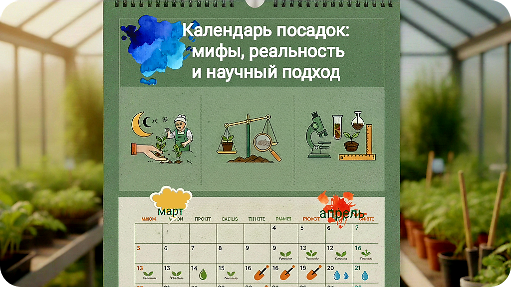 Календарь посадок: мифы, реальность и научный подход