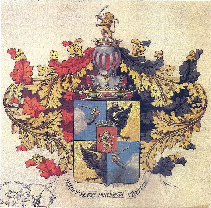 Фамильный герб графа Г. И. Головкина. Фото взято из открытого источника.