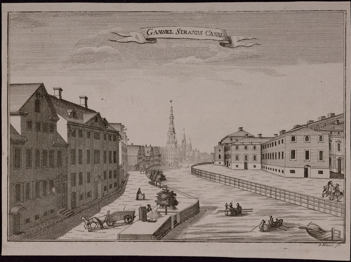 Gammel Strands Canal. Haas, Jonas kobberstikker