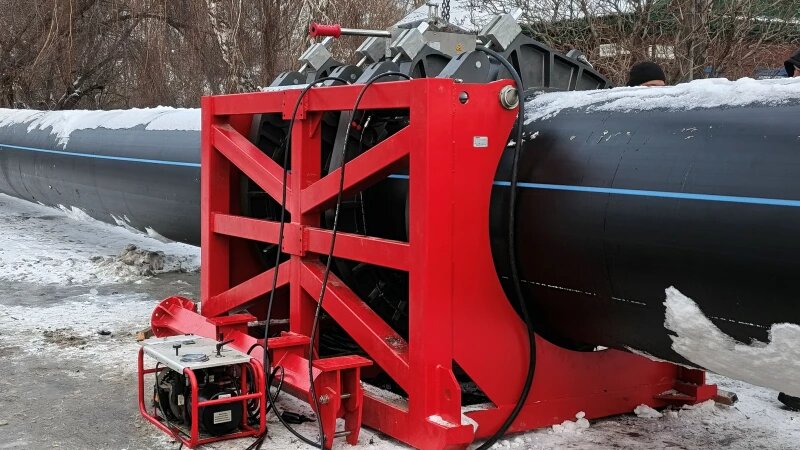     Реконструкция на коллекторе №15. Фото предоставлено пресс-службой «Росводоканал Барнаул», автор Лилия Болатаева.