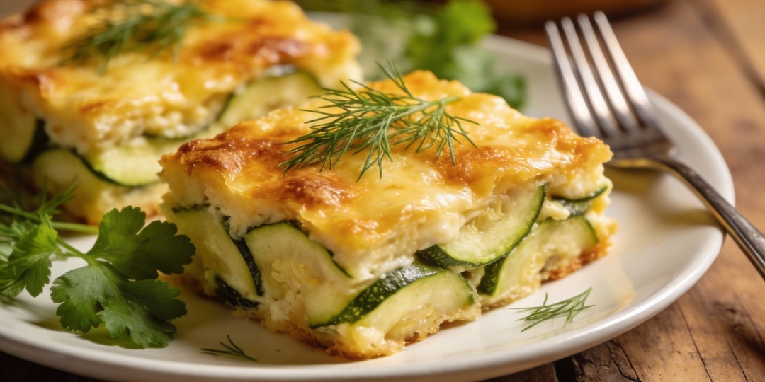 Кабачковая запеканка с сыром на сковороде: овощной ужин за 30 минут