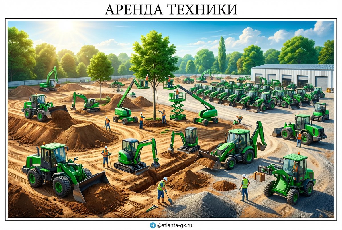    Организация проекта на 30 единиц техники без простоев Atlanta-gk