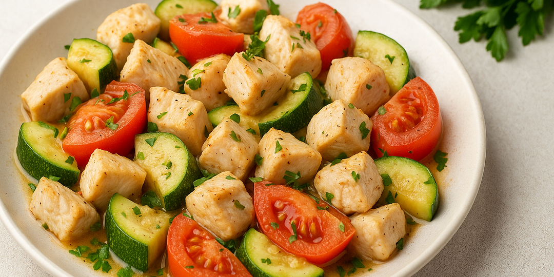 Курица с овощами на ужин: простой диабетический рецепт за 12 минут