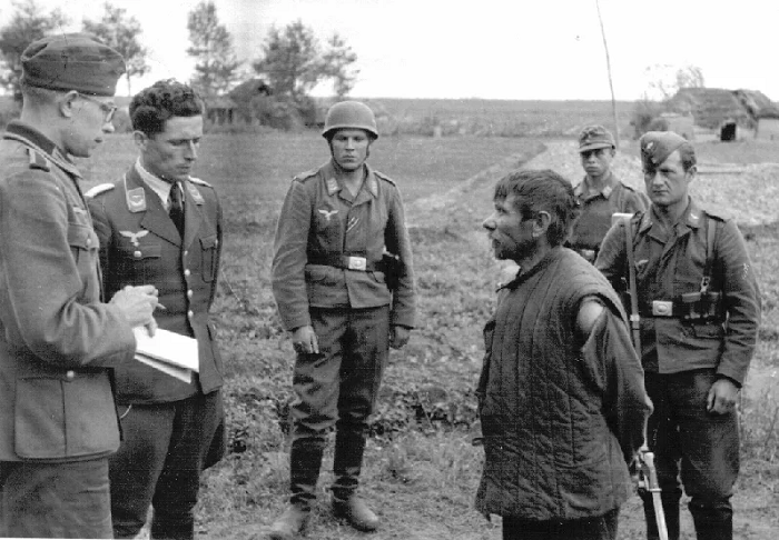 Немцы на оккупированной территории