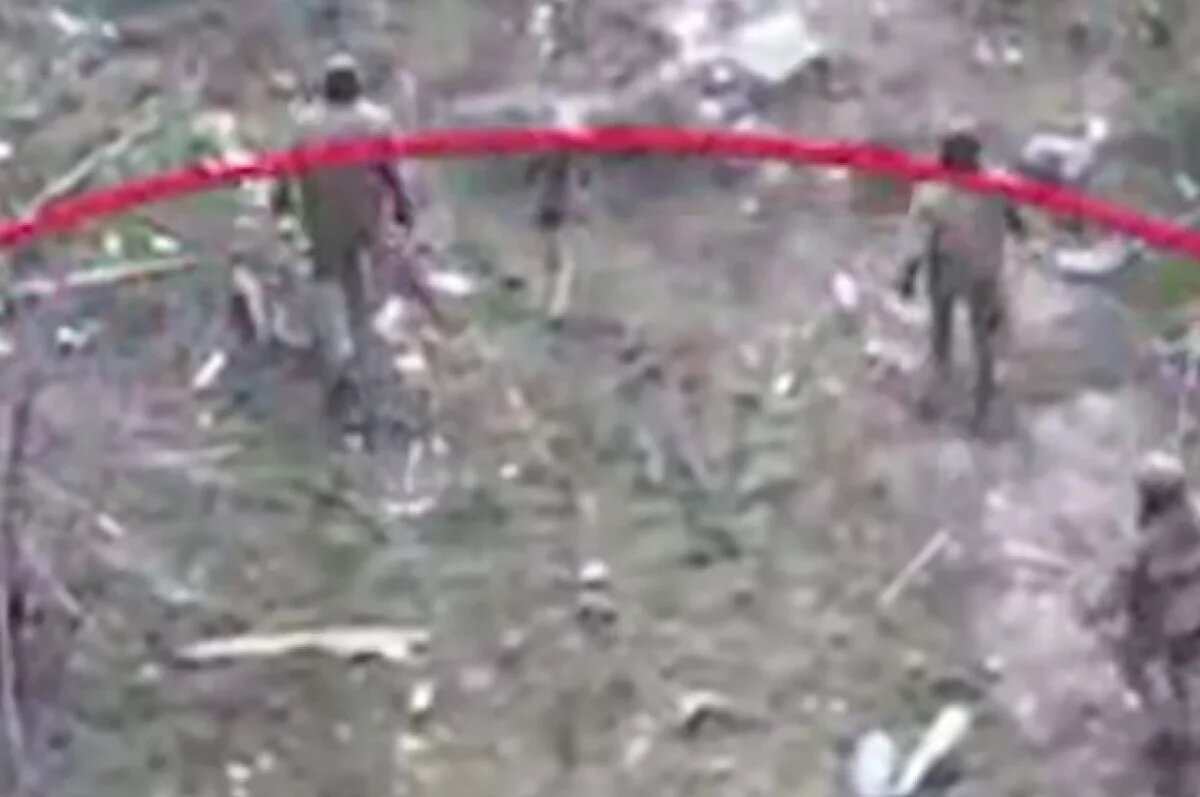    Минобороны показало кадры сдачи в плен боевиков ВСУ в Димитрове