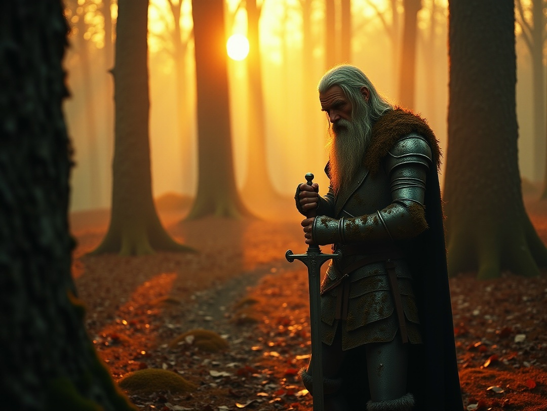 Кинематографичный портрет одинокого старого рыцаря