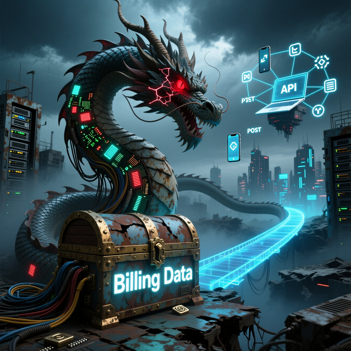 Старая система на AIX была подобна мощному, но замкнутому в себе дракону.