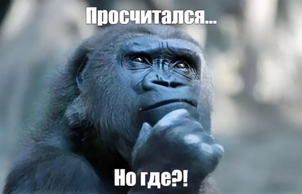 Просчитался... Но где?