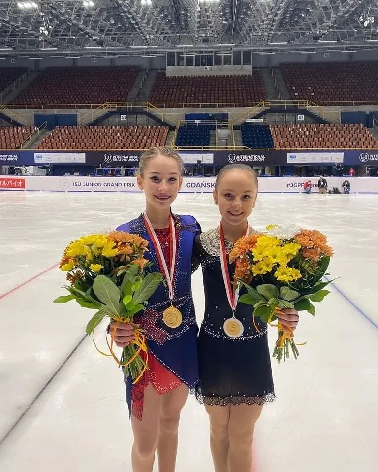 Софья Акатьева и Елизавета Куликова. Юниорский этап Гран-при сезона 2021-2022