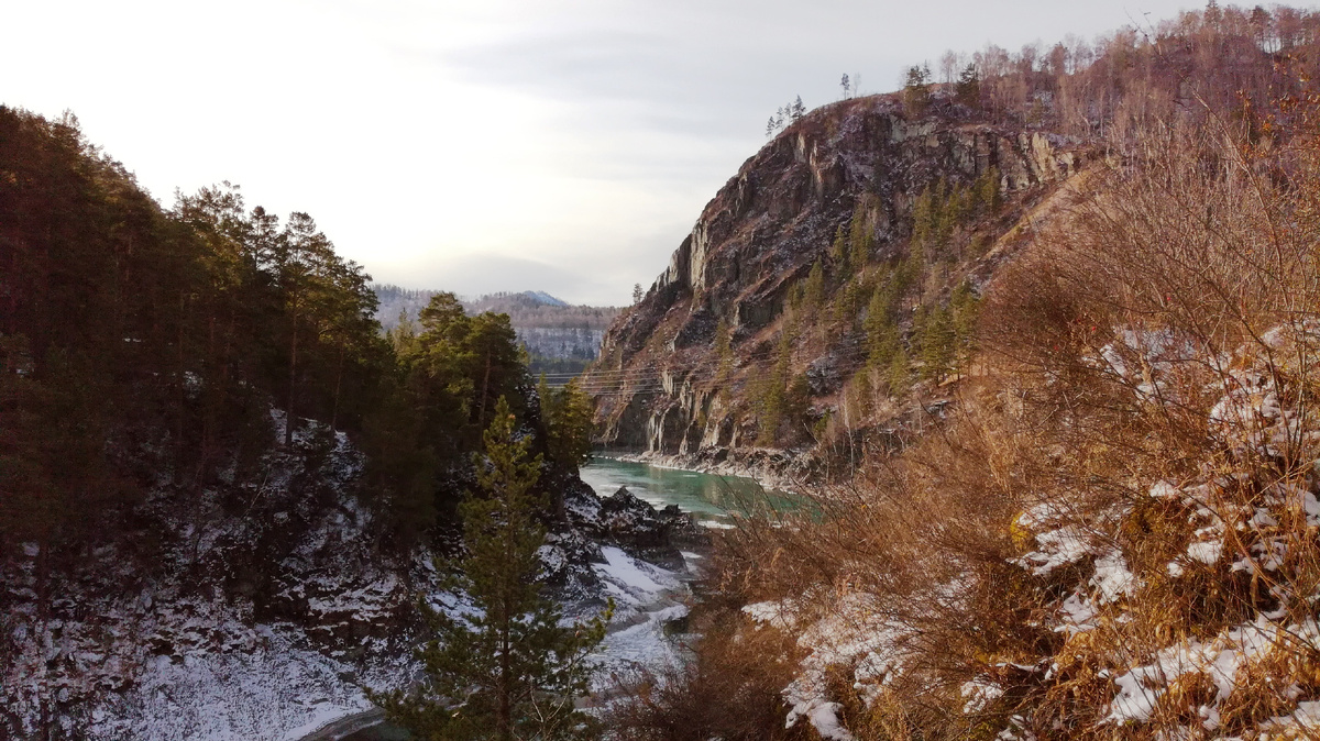 Вид с моста в ноябре (Фото: Nixe (Bearna Team))