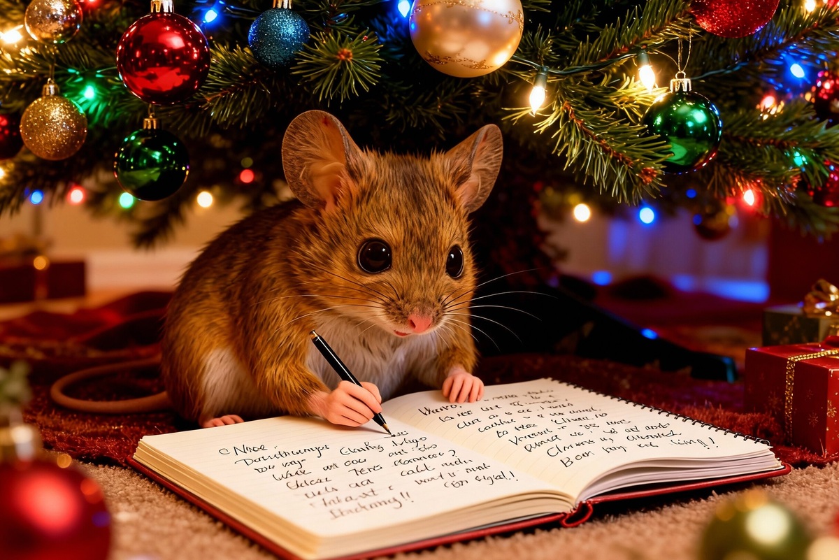     Что мне попросить у Деда Мороза? Колонка мыши Сюзи