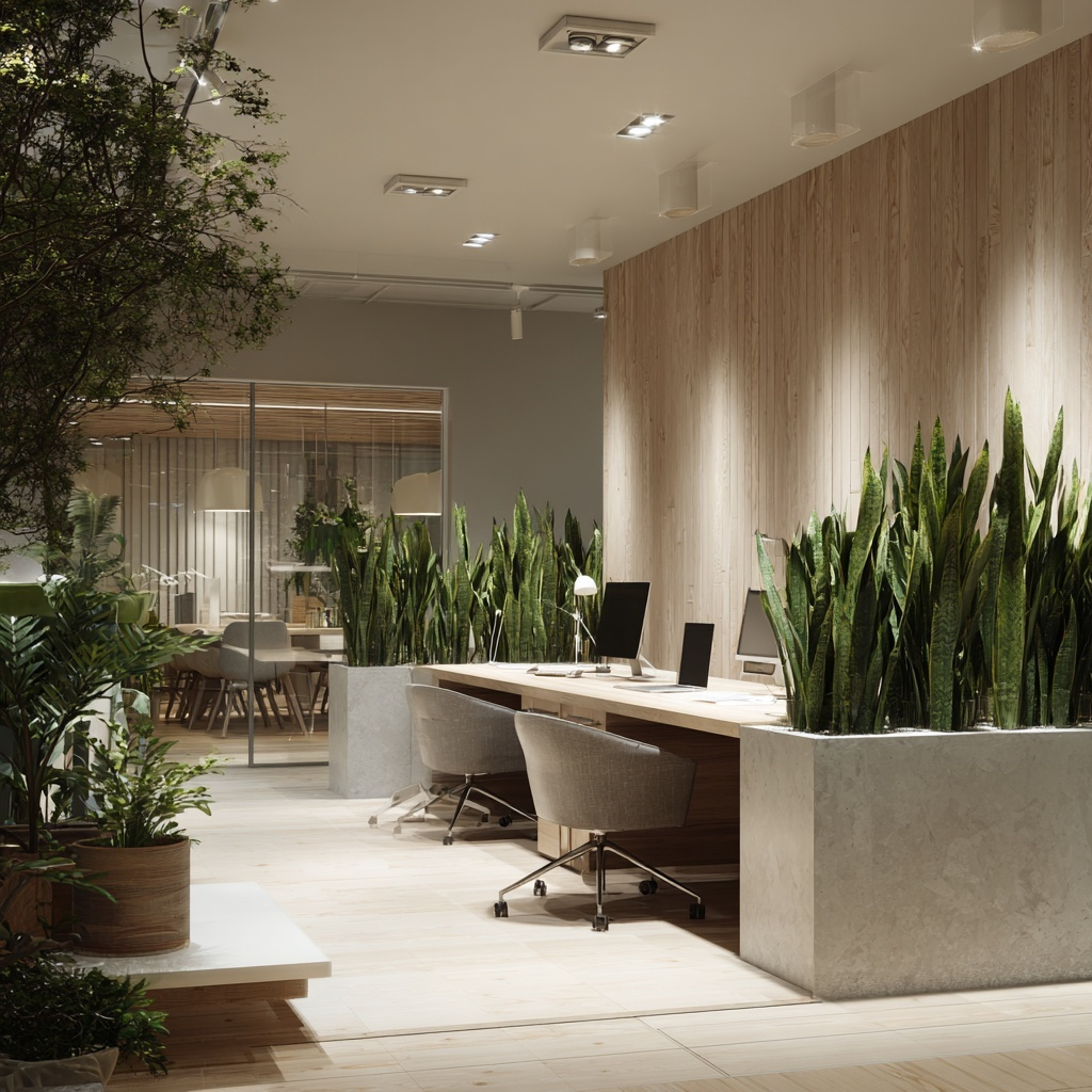 Пошаговый план озеленения офиса